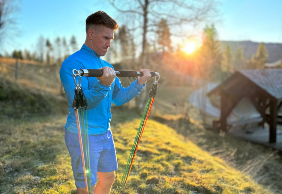 N-Bar hjemmetrening sett på hytten